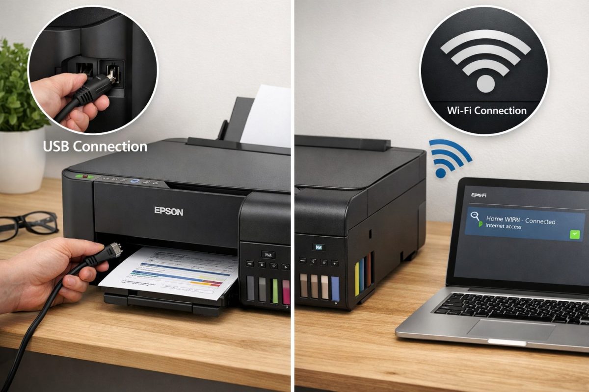 Checking Epson L3250 not working status lights