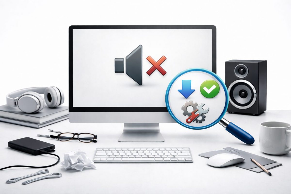 No sound on Windows fix audio problem Windows PC