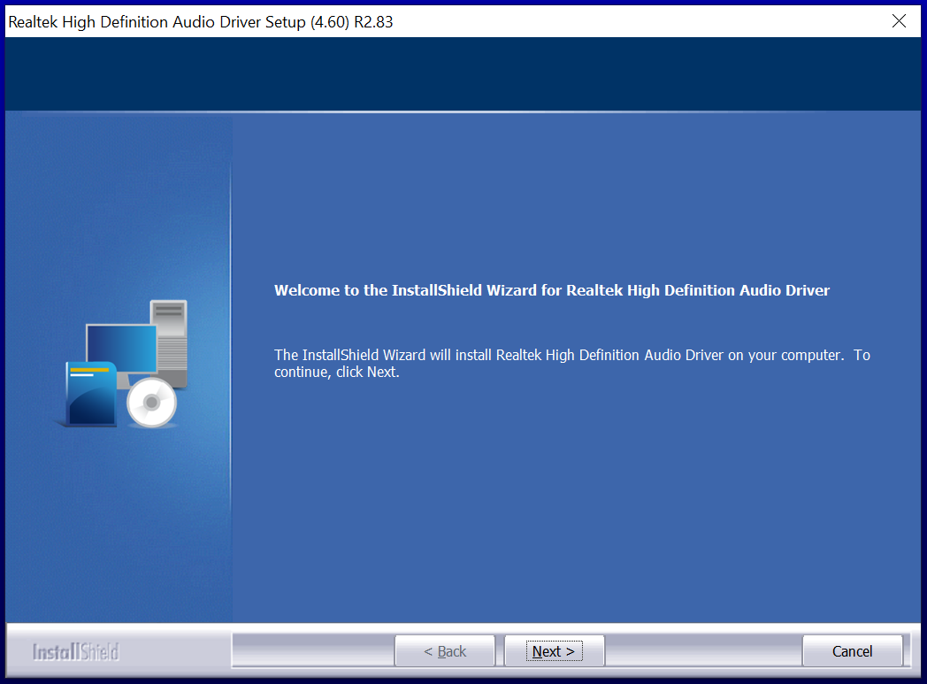Realtek Audio Driver setup file