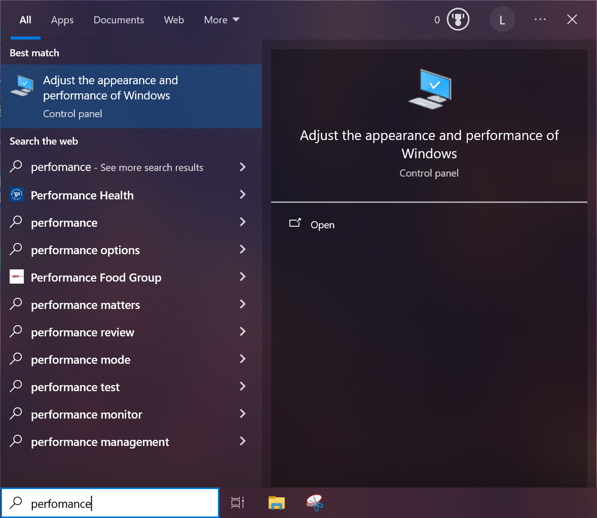 adjust windows visual effects to speed up a slow pc